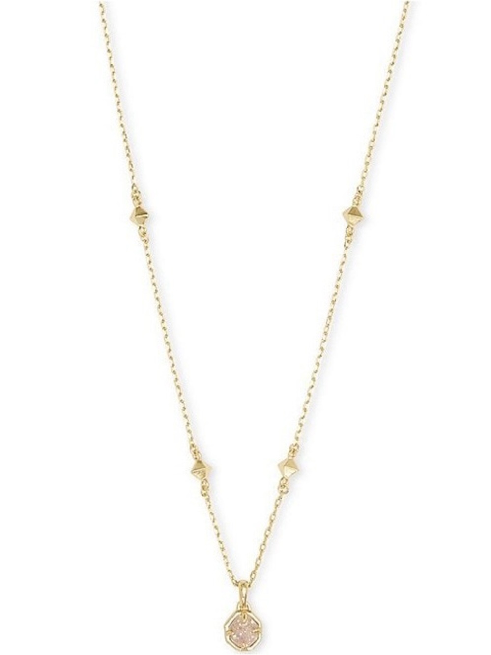 NWT! Nola Crystal Pendant Necklace - Gold